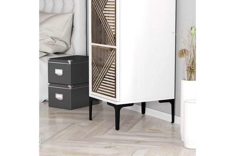 Kumsal Garderob 40x47,5 cm - Vit - Förvaring - Sko- & klädförvaring - Garderober & garderobssystem