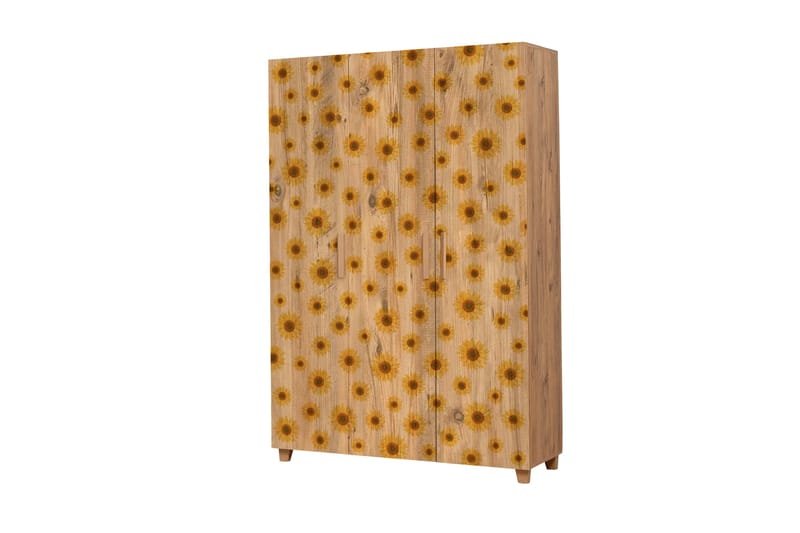 LEVA Garderob 120x189 cm Brun - Förvaring - Sko- & klädförvaring - Garderober & garderobssystem