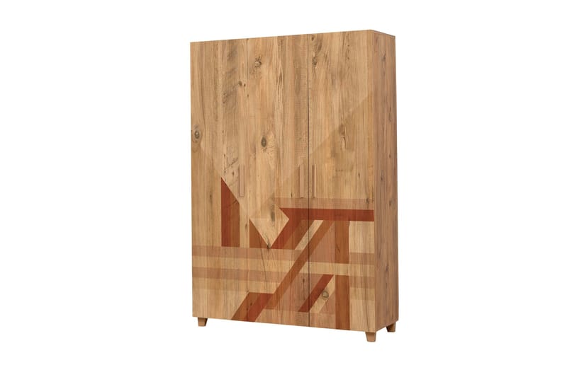 Leva Garderob 120x189 cm Brun, Hanah Home