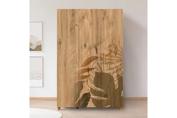 Leva Garderob 120x189 cm Brun - Hanah Home - Förvaring - Sko- & klädförvaring - Garderober & garderobssystem