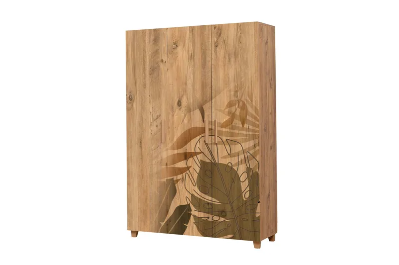 Leva Garderob 120x189 cm Brun, Hanah Home