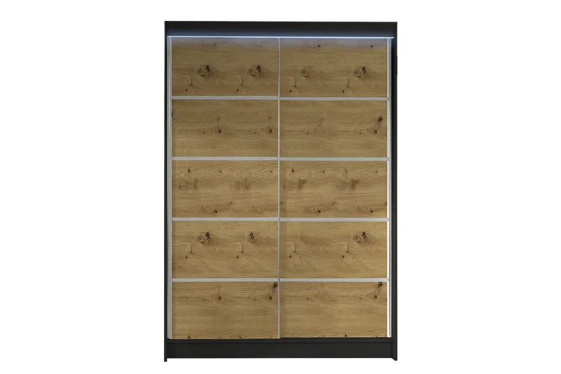 Liverpool Garderob 120x200 cm, Grå