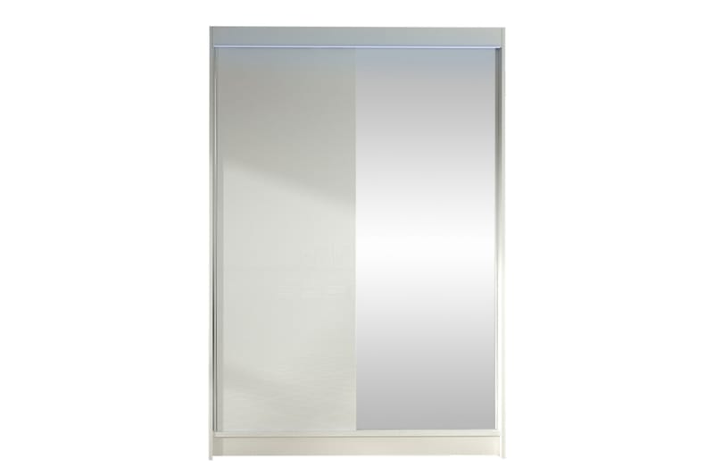 Liverpool Garderob m. Spegel 120x200 cm - Vit - Förvaring - Sko- & klädförvaring - Garderober & garderobssystem