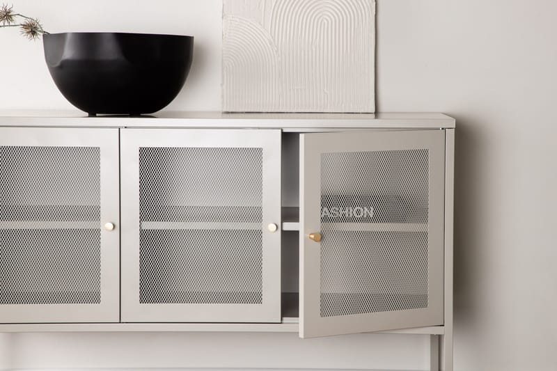 Malla Skåpsbyrå 120x40x80 cm - Beige - Förvaring - Förvaringsmöbler - Skänkar & sideboards