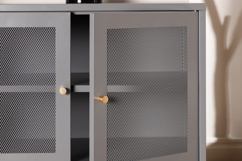 Malla Skåpsbyrå 120x40x80 cm - Ljusgrå - Förvaring - Förvaringsmöbler - Skänkar & sideboards