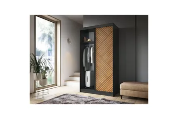 Marrphy Garderob 120x220 cm - Brun - Förvaring - Sko- & klädförvaring - Garderober & garderobssystem