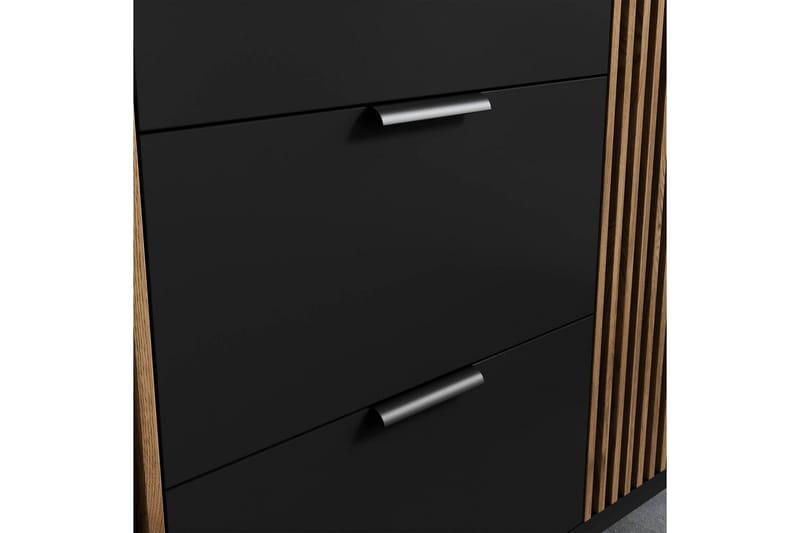 Meorati Garderob 185x200 cm - Brun - Förvaring - Sko- & klädförvaring - Garderober & garderobssystem