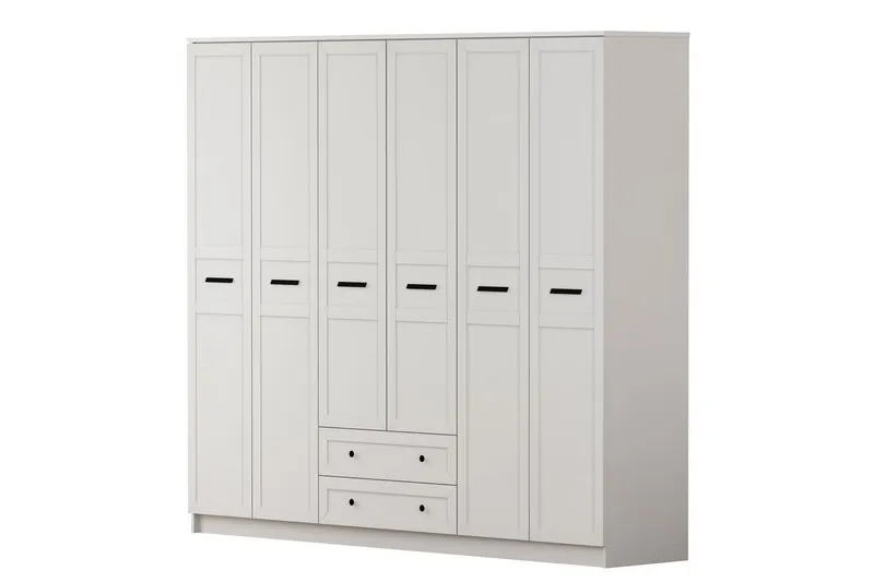 Meyra Garderob 210x184 cm, Vit