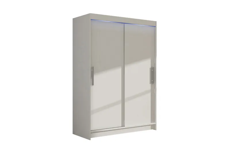 Miami Garderob 120x58x200 cm, Vit