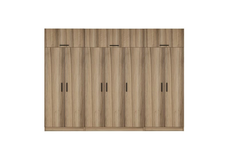 Minar Garderob 315x235 cm, Valnöt