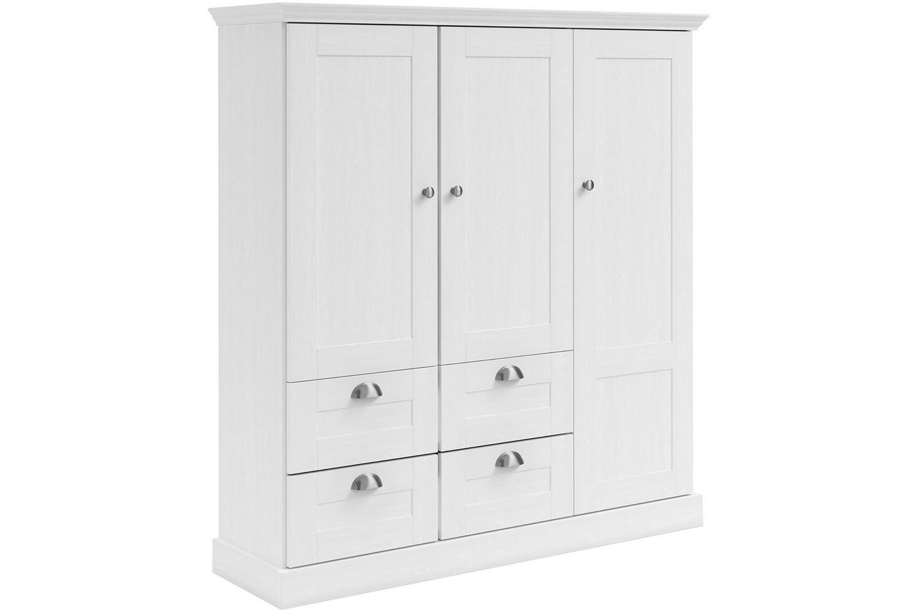 motala garderob 122x130 cm - vit