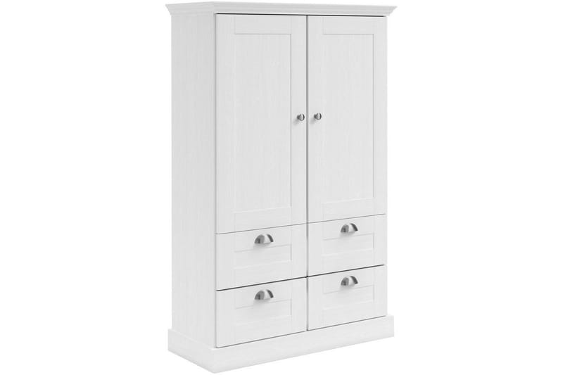 Motala Garderob 83x130 cm, Vit