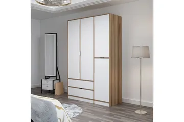 Munna Garderob 140x208 cm - Vit - Förvaring - Sko- & klädförvaring - Garderober & garderobssystem