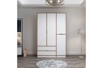 Munna Garderob 140x208 cm - Vit - Förvaring - Sko- & klädförvaring - Garderober & garderobssystem