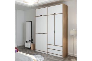 Munna Garderob 185x253 cm - Vit - Förvaring - Sko- & klädförvaring - Garderober & garderobssystem