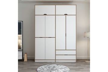 Munna Garderob 185x253 cm - Vit - Förvaring - Sko- & klädförvaring - Garderober & garderobssystem