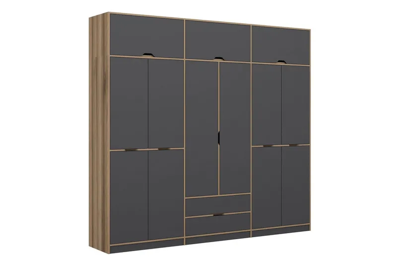 Munna Garderob 277x253 cm, Antracit