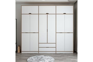 Munna Garderob 277x253 cm - Vit - Förvaring - Sko- & klädförvaring - Garderober & garderobssystem