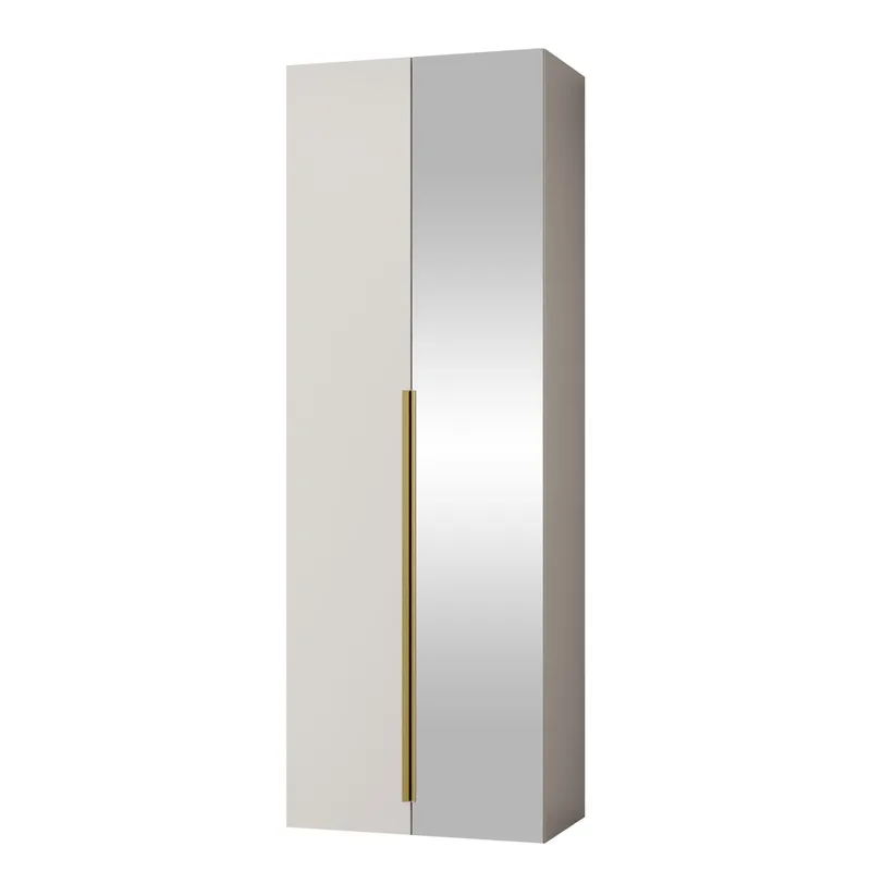 Myren Garderob med spegel 70 cm, beige