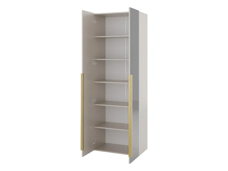 Myren Garderob med spegel 70 cm - beige - Förvaring - Sko- & klädförvaring - Garderober & garderobssystem