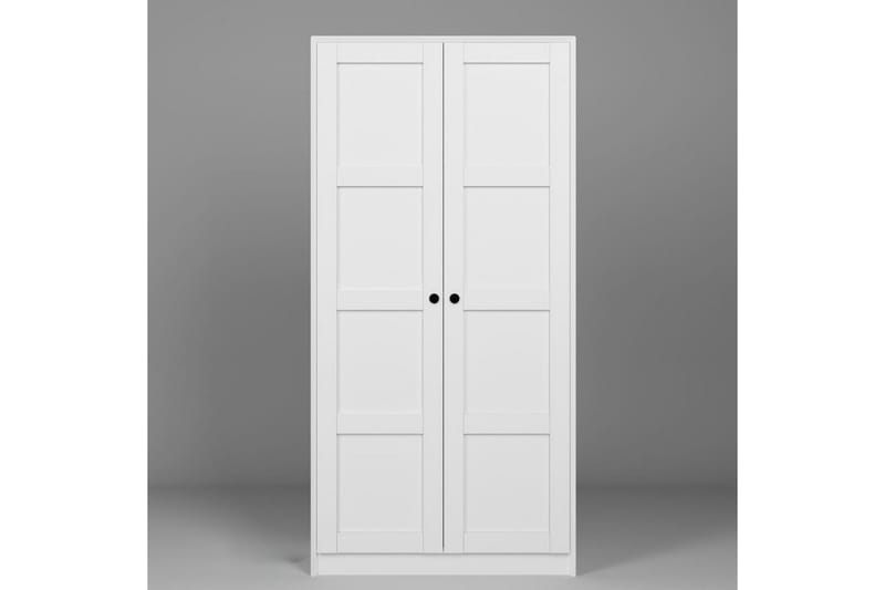 Nagouri Garderob 94x190 cm - Vit - Förvaring - Sko- & klädförvaring - Garderober & garderobssystem