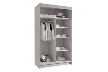 Narbonne Garderob 100x200 cm - Vit - Förvaring - Sko- & klädförvaring - Garderober & garderobssystem
