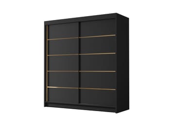 NIKYN Garderob 180x215 cm Svart