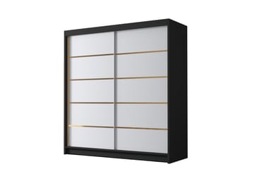 NIKYN Garderob 180x215 cm Vit/Svart