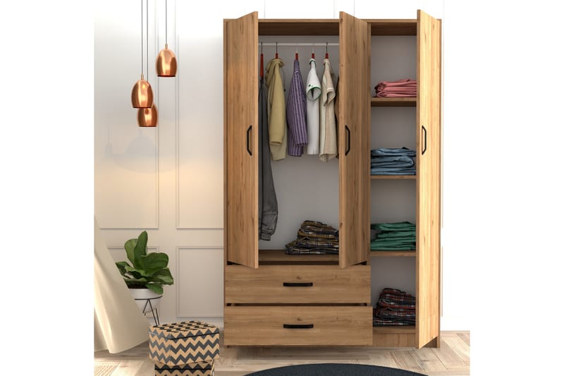 NOORDBEMS Garderob 48x120 Natur - Garderober & garderobssystem