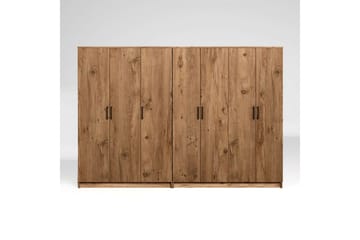 Olera Garderob 280x180 cm - Natur - Förvaring - Sko- & klädförvaring - Garderober & garderobssystem