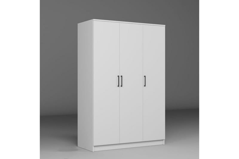 Olera Garderobsskåp 120x180 cm - Vit - Förvaring - Sko- & klädförvaring - Garderober & garderobssystem - Hörngarderob