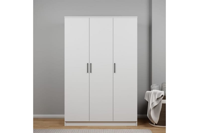 Olera Garderobsskåp 120x180 cm - Vit - Förvaring - Skåp - Garderobsskåp