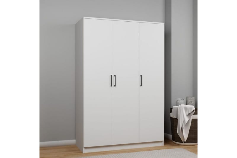 Olera Garderobsskåp 120x180 cm - Vit - Förvaring - Skåp - Garderobsskåp