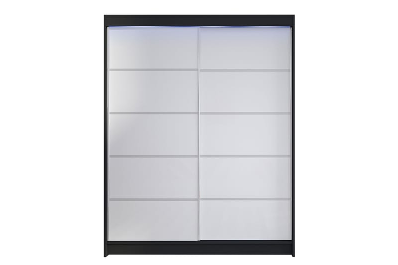 Pickering Garderob 150x200 cm - Svart/Vit - Förvaring - Sko- & klädförvaring - Garderober & garderobssystem