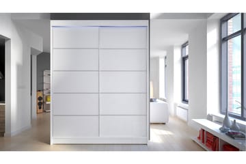 Pickering Garderob 150x200 cm - Vit - Förvaring - Sko- & klädförvaring - Garderober & garderobssystem