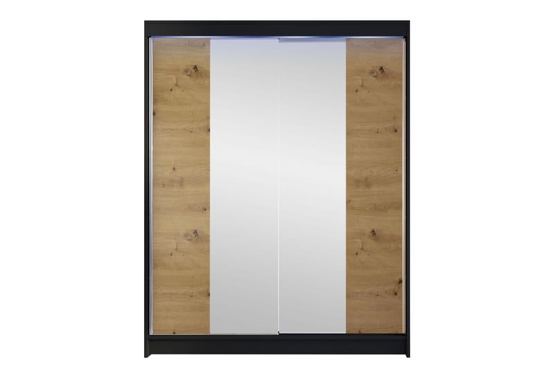 Pickering Garderob m. Spegel 150x200 cm - Brun - Förvaring - Sko- & klädförvaring - Garderober & garderobssystem
