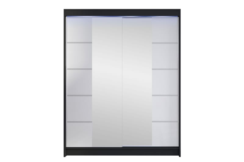 Pickering Garderob m. Spegel 150x200 cm - Brun - Förvaring - Sko- & klädförvaring - Garderober & garderobssystem
