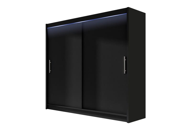 Prag Garderob 180x215 cm, Svart