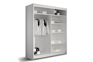 Presto Garderob 150 cm i Målat Trä - Svart - Förvaring - Sko- & klädförvaring - Garderober & garderobssystem