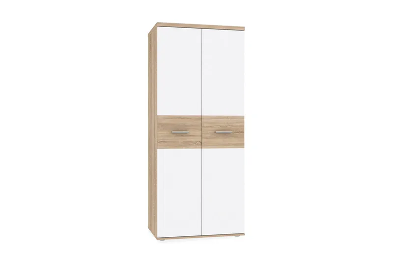 Priesmeyer Garderob 80x189 cm, Brun/Vit