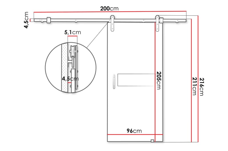 Retro Skjutdörr - Grå - Förvaring - Sko- & klädförvaring - Garderober & garderobssystem