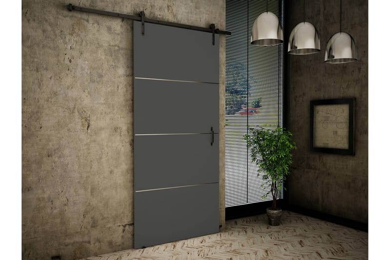 Retro Skjutdörr - Grå - Förvaring - Sko- & klädförvaring - Garderober & garderobssystem