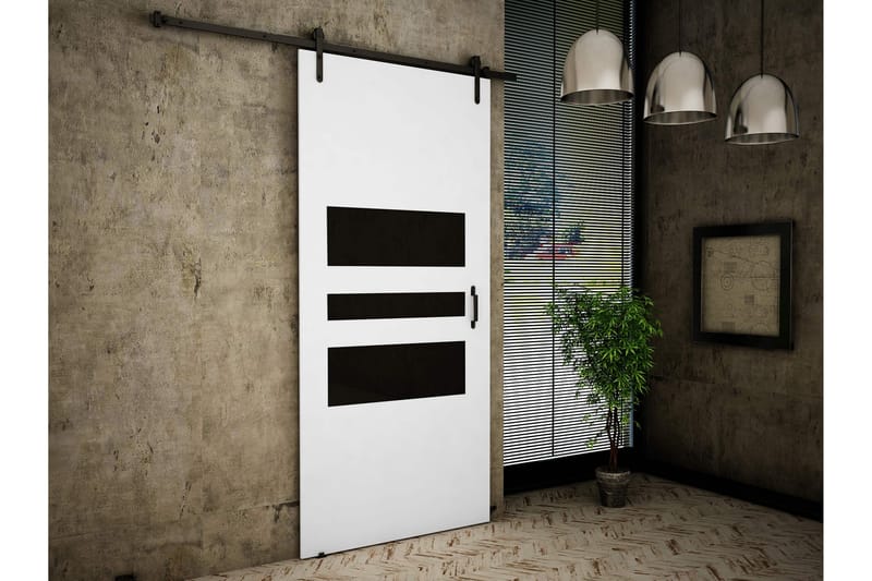 Retro Skjutdörr - Vit - Förvaring - Sko- & klädförvaring - Garderober & garderobssystem