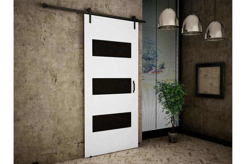 Retro Skjutdörr - Vit - Förvaring - Sko- & klädförvaring - Garderober & garderobssystem
