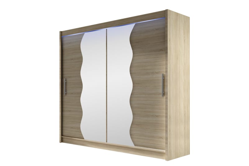 Rilievo Garderob m. Spegel 180x215 cm, Brun