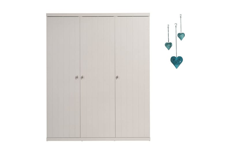 Robin Garderob 57x205 cm, Vit