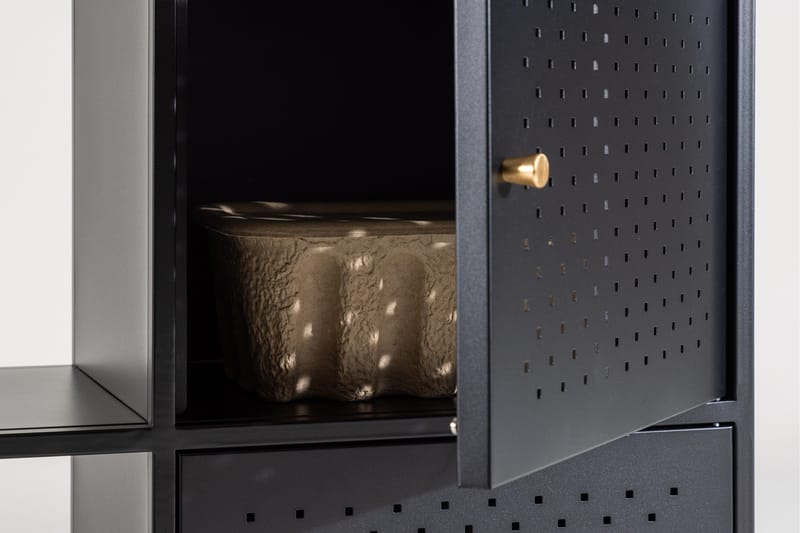 Salta Garderob 100x75 cm - Svart - Förvaring - Förvaringsmöbler - Skänkar & sideboards