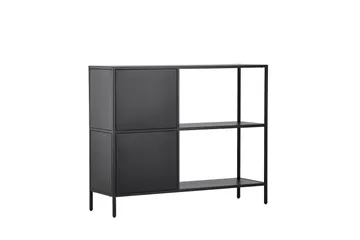 Salta Garderob 100x75 cm - Svart - Förvaring - Förvaringsmöbler - Skänkar & sideboards