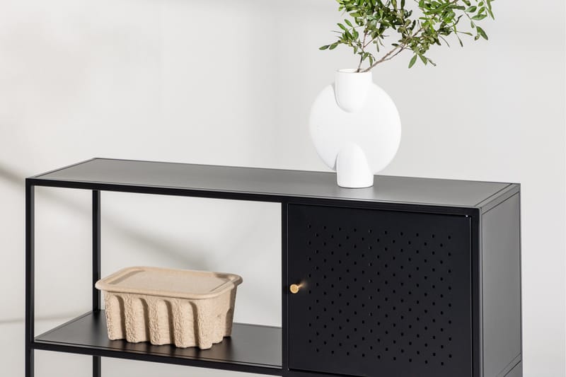 Salta Garderob 100x75 cm - Svart - Förvaring - Förvaringsmöbler - Skänkar & sideboards