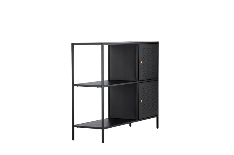 Salta Garderob 100x75 cm - Svart - Förvaring - Förvaringsmöbler - Skänkar & sideboards